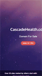 Mobile Screenshot of cascadehealth.com